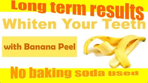 Teeth Whitening using banana peel - YouTube