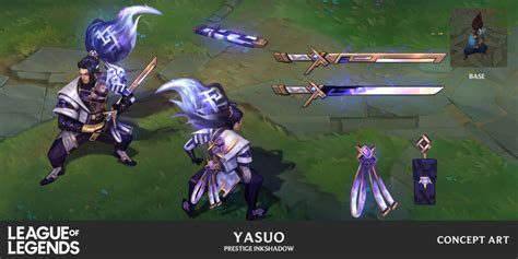 Prestige Inkshadow Yasuo skin League of Legends - price, lore, chromas ...