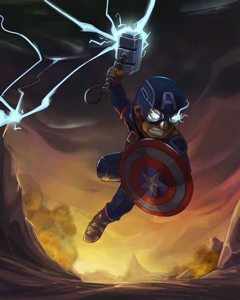 ArtStation - Captain America's Worthy Fan Art (Spoiler Ban is Lifted)