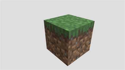 Minecraft-grass-block - Download Free 3D model by momo (@momo_Ernst) [9bd1d32] - Sketchfab