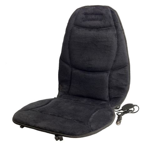 Wagan Tech Soft Velour 12-Volt Heated Seat Cushion-9438B - The Home Depot