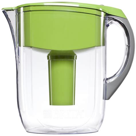 Brita Large 10 Cup Grand Water Pitcher with Filter - BPA Free - Green ...