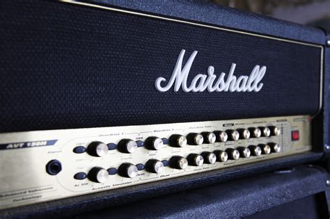 Marshall guitar amplifier and logo | Progress Music Academy ...