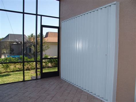 46" x 87.25" Accordion Hurricane Shutter | Accordion hurricane shutters, Hurricane shutters ...