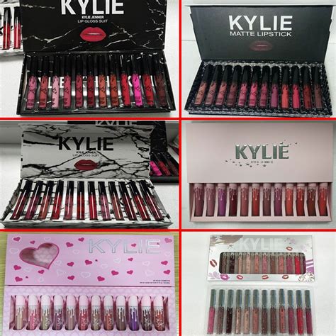 In Stock Kylie Jenner Lip Gloss Kit Crean Liquid Lipstick Set Kylie Lipstick Kit By Kylie ...