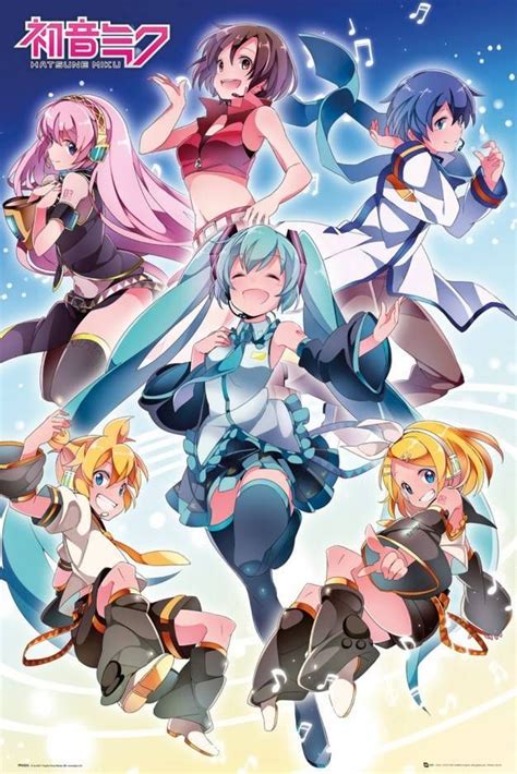 Hatsune Miku Group Maxi Poster | Personagens de anime, Arte anime, Vocaloid