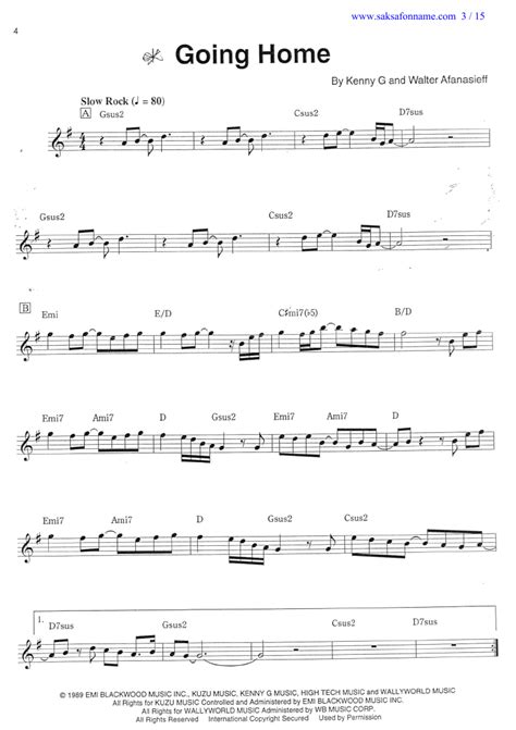 Easy Solos For Saxophone