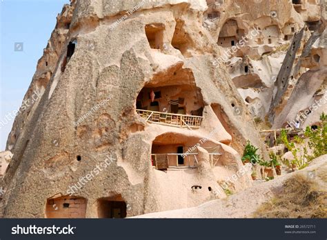 Cave Houses In Uchisar. Cappadocia, Turkey. Stock Photo 26572711 : Shutterstock