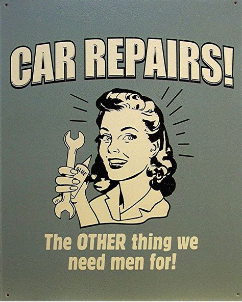 CAR REPAIR RETRO SIGN - Old Time Signs