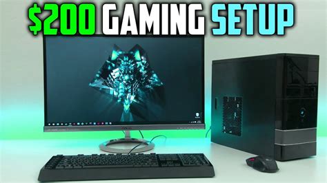 BEST Gaming Setup for $200 - 2018 - YouTube