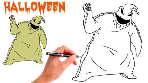 How To Draw OOGIE BOOGIE // HALLOWEEN // Step-By-Step - YouTube