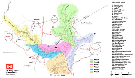 Maps of Lake Hartwell - View for directions, state parks, local ...