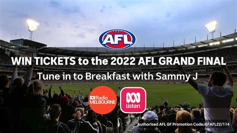 Win tickets to the AFL 2022 Grand Final