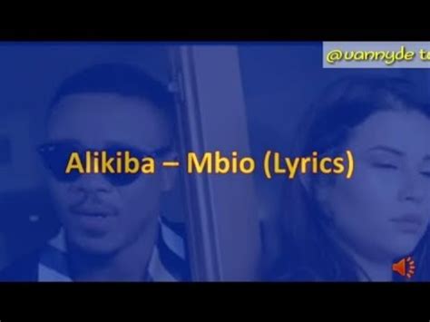 ALIKIBA -- MBIO ( OFFICIAL LYRICS) - YouTube