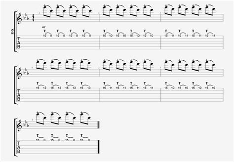 Beginner Finger-Tapping Guitar Exercise Consisting of a Tap/Pull-Off Pattern - Mile High Shred