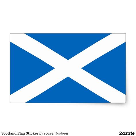 Scotland Flag Sticker | Zazzle | Online gifts, Print stickers, Custom stickers