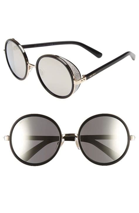 Jimmy Choo 'Andies' 54mm Round Sunglasses I'm in love | Round sunglasses, Sunglasses, Jimmy choo ...