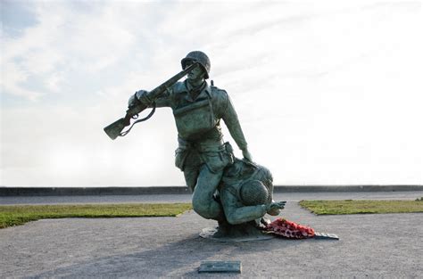 The Bedford Boys Monument on Omaha Beach - Normandy at War Tours