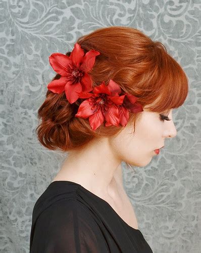 Scarlett-floral clip set | Faylyne | Flickr