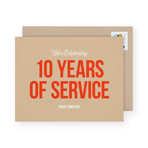 BUSINESS ANNIVERSARY CARDS FOR CUSTOMER MILESTONES