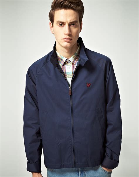 Lyle & Scott Lyle Scott Heritage Harrington Jacket in Navy (Blue) for Men - Lyst