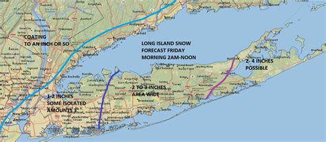 Snow Forecast Long Island 1-4 Inches – Weather Long Island