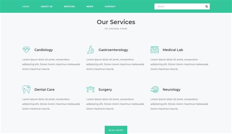 Health: a Free Medical Clinic Website Template | Best Free HTML/CSS ...