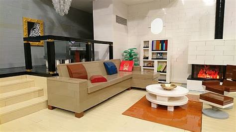 Modern style interior design with LEGO