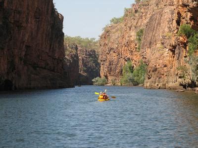 Camping and canoeing in Katherine Gorge