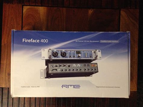 Photo RME Audio Fireface 400 : Rme Fireface 400 2 (#1472510) - Audiofanzine