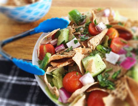 Fattoush Lebanese Bread Salad - Cooking for Busy Mums