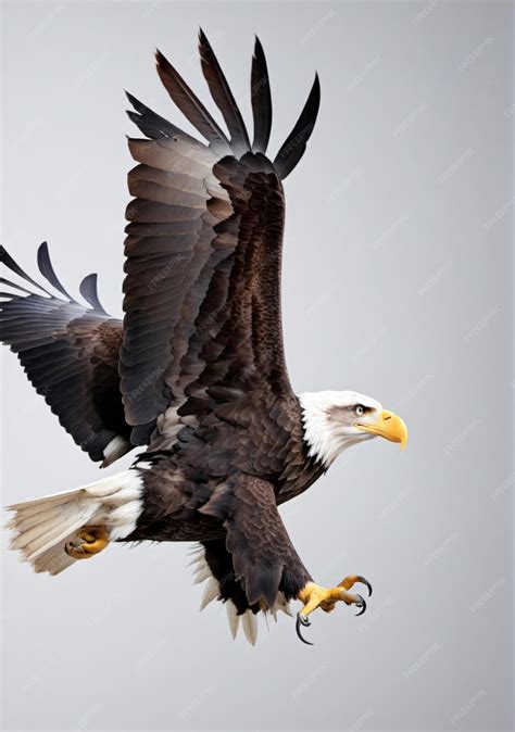 Premium AI Image | Bald Eagle Isolated On A White Background