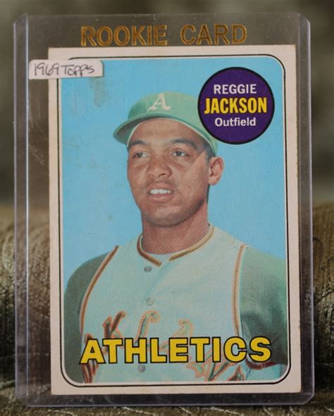 1969 Topps Reggie Jackson Rookie Card #260