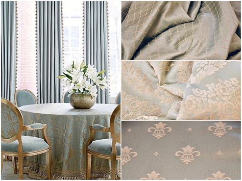 Damascus fabric luxury light blue collection Royal Style