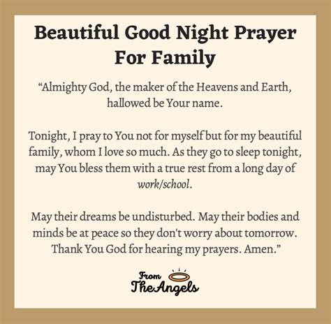 9 Good Night Prayers for God to Bless You, Family & Friends