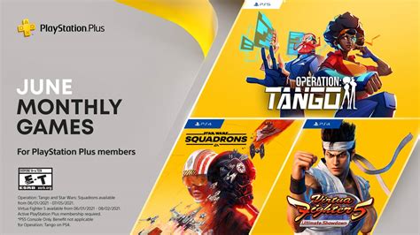 PlayStation Plus June 2021 Monthly Games: Get Star Wars: Squadrons (PS4 ...