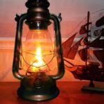 Electric Lantern Table Lamp ANTIQUED COPPER-BRONZE | 12" Electric ...