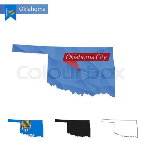 Oklahoma Outline Vector at Vectorified.com | Collection of Oklahoma ...