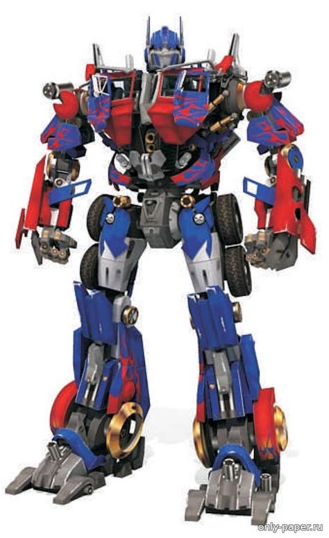 Optimus Prime (Paper-Replika) из бумаги, модели сборные бумажные ...