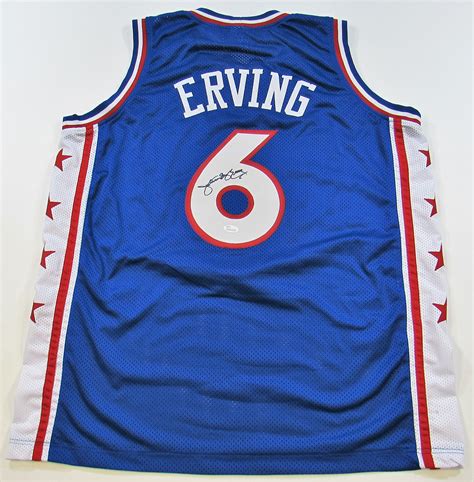 Lot Detail - Julius Erving Signed Pro Model JSA Sixers Jersey