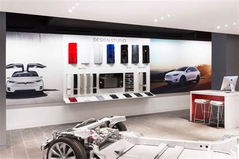 Customer Design Center in Tesla Showroom - Tesla | Design center ...