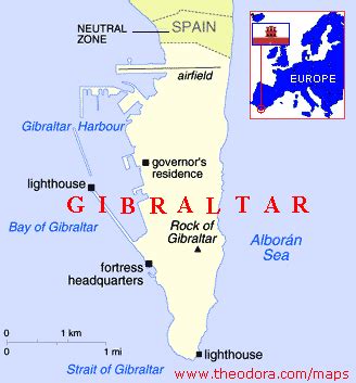 Gibraltar Maps - Economy, Geography, Climate, Natural Resources ...