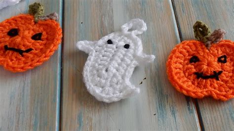 How to Crochet a Ghost for Bunting - YouTube