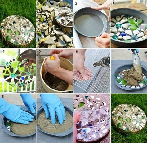 Cake Pan Stepping Stones – Do It Yourself | Home Design, Garden ...