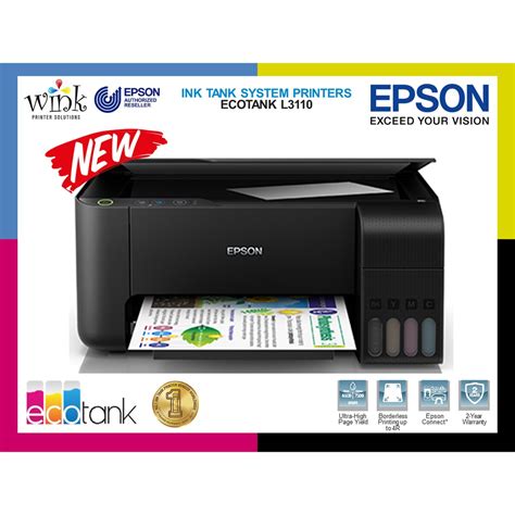 Epson L3110 Printer Scanner Copier or Xerox Brand New CISS Continous ...