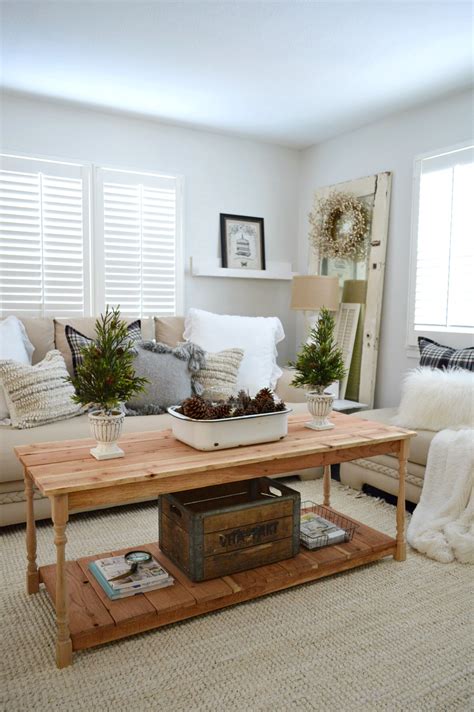 Cozy Cottage Farmhouse Winter Decorating Ideas - Fox Hollow Cottage