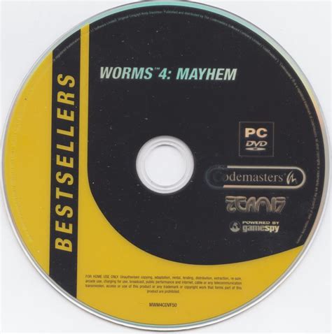 Worms 4: Mayhem (2005) box cover art - MobyGames