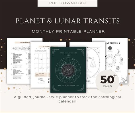 Printable Astrology Planner 2023 Monthly Planet Transits - Etsy ...