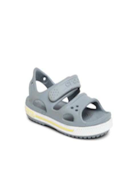 Buy Crocs Boys Grey Crocband II Sandals - Sandals for Boys 718187 | Myntra