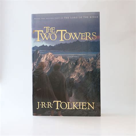 The Two Towers book cover | Book cover, Tolkien books, The two towers